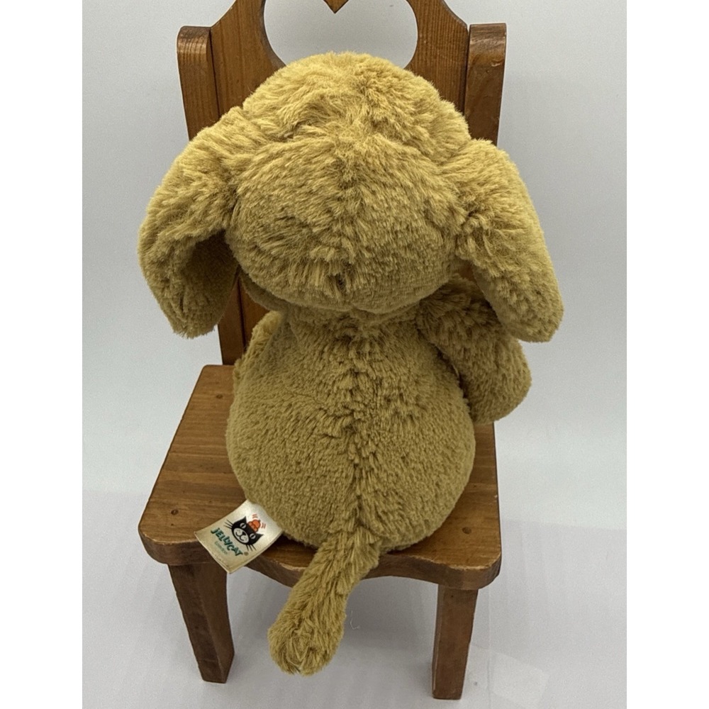 Jellycat London Bashful Toffee Puppy Dog 12" Plush Stuffed Medium - Picture 4 of 8